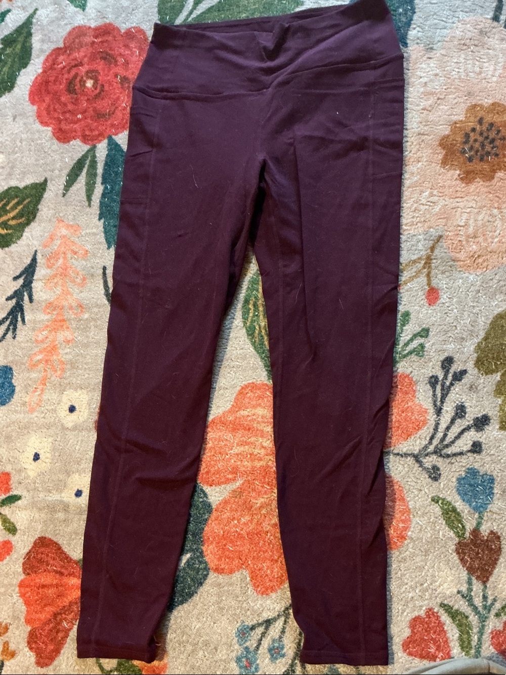 Skechers Women's Deep Plum High-Waist Leggings